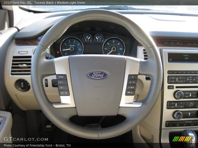 Tuxedo Black / Medium Light Stone 2010 Ford Flex SEL