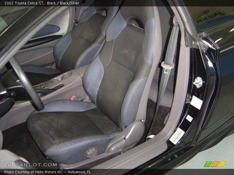 Black / Black/Silver 2002 Toyota Celica GT