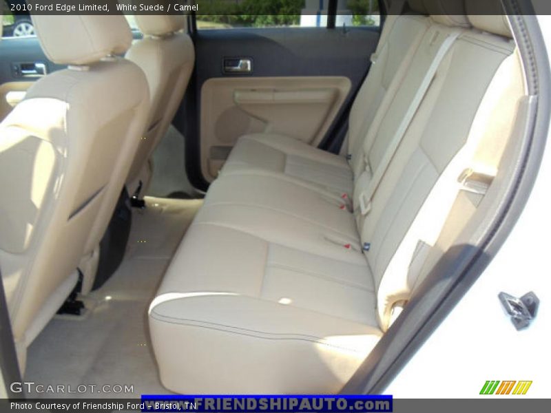 White Suede / Camel 2010 Ford Edge Limited