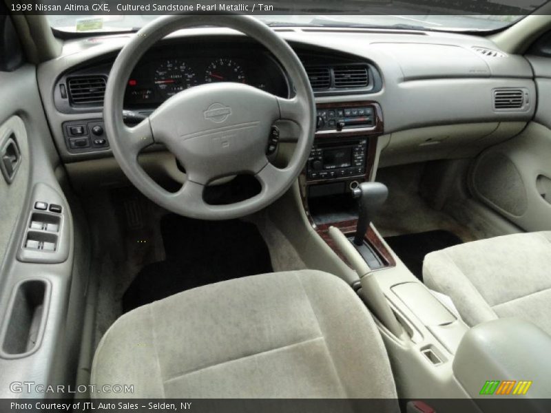 Cultured Sandstone Pearl Metallic / Tan 1998 Nissan Altima GXE