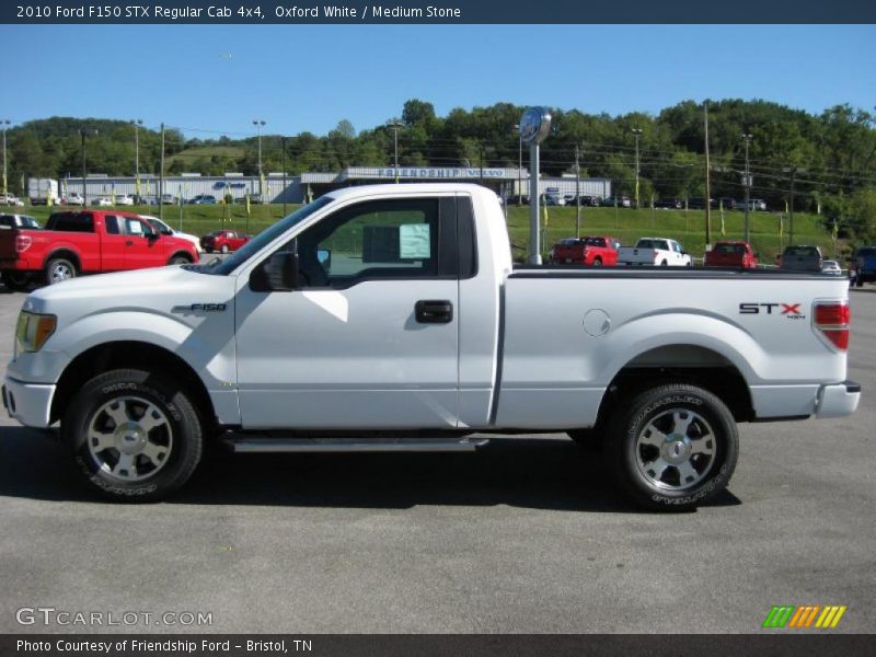 Oxford White / Medium Stone 2010 Ford F150 STX Regular Cab 4x4