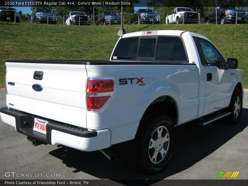 Oxford White / Medium Stone 2010 Ford F150 STX Regular Cab 4x4