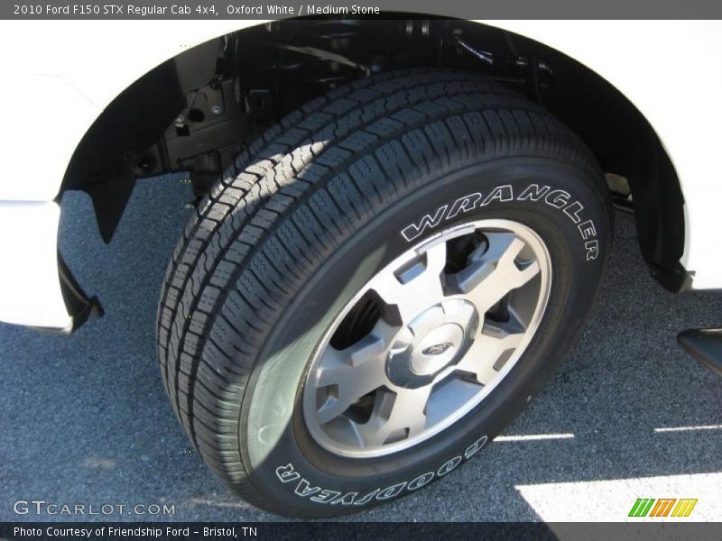 Oxford White / Medium Stone 2010 Ford F150 STX Regular Cab 4x4
