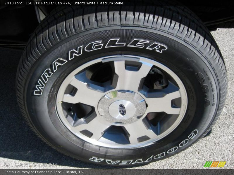 Oxford White / Medium Stone 2010 Ford F150 STX Regular Cab 4x4