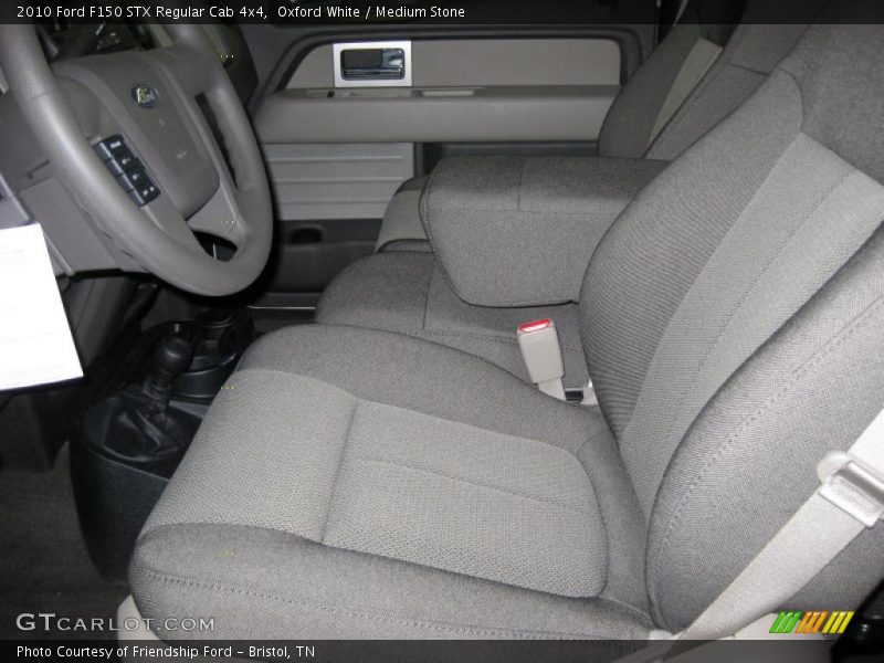 Oxford White / Medium Stone 2010 Ford F150 STX Regular Cab 4x4