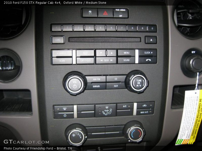 Oxford White / Medium Stone 2010 Ford F150 STX Regular Cab 4x4