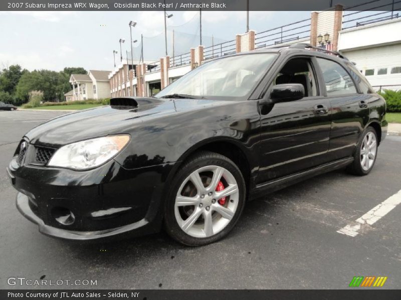 Obsidian Black Pearl / Anthracite Black 2007 Subaru Impreza WRX Wagon