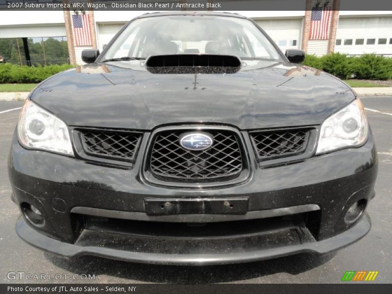 Obsidian Black Pearl / Anthracite Black 2007 Subaru Impreza WRX Wagon