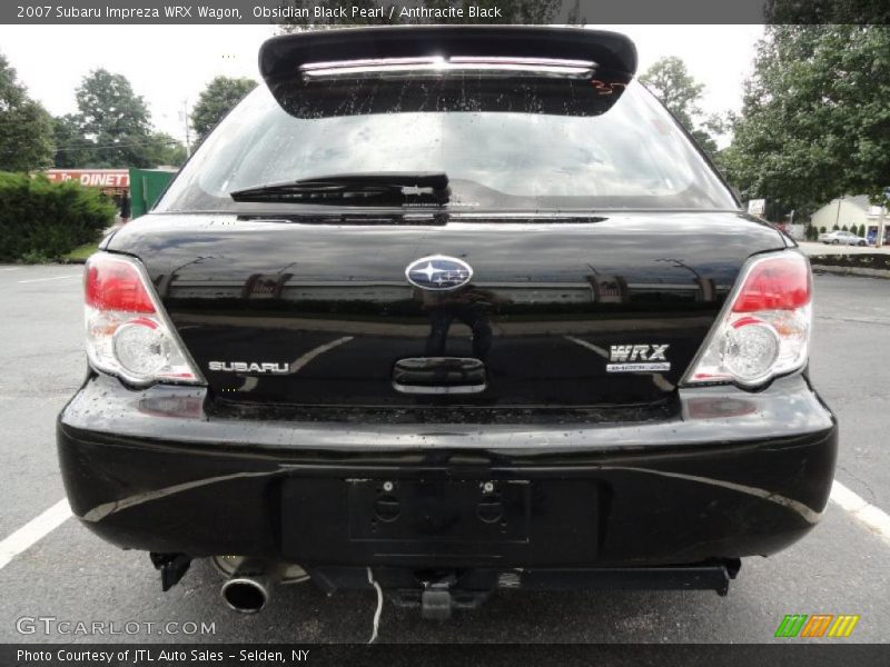 Obsidian Black Pearl / Anthracite Black 2007 Subaru Impreza WRX Wagon