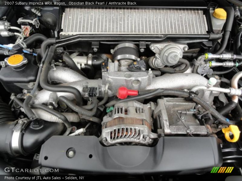 Obsidian Black Pearl / Anthracite Black 2007 Subaru Impreza WRX Wagon