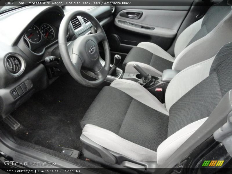 Obsidian Black Pearl / Anthracite Black 2007 Subaru Impreza WRX Wagon
