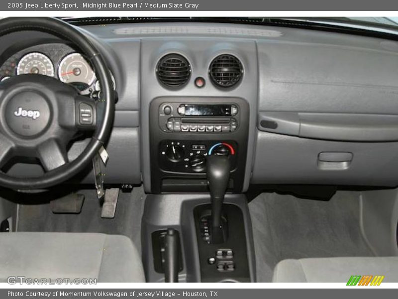 Midnight Blue Pearl / Medium Slate Gray 2005 Jeep Liberty Sport