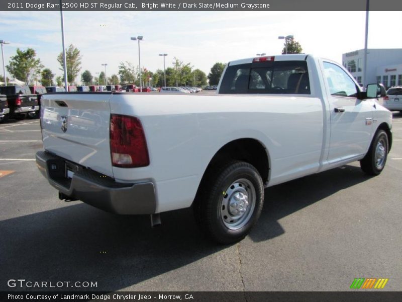 Bright White / Dark Slate/Medium Graystone 2011 Dodge Ram 2500 HD ST Regular Cab