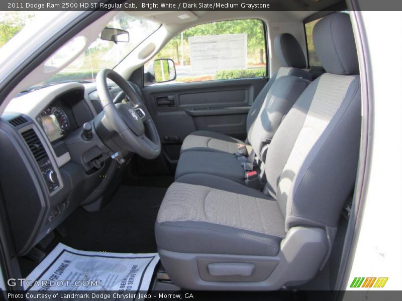 Bright White / Dark Slate/Medium Graystone 2011 Dodge Ram 2500 HD ST Regular Cab