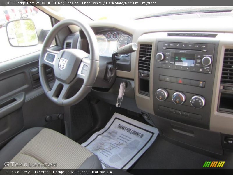 Bright White / Dark Slate/Medium Graystone 2011 Dodge Ram 2500 HD ST Regular Cab