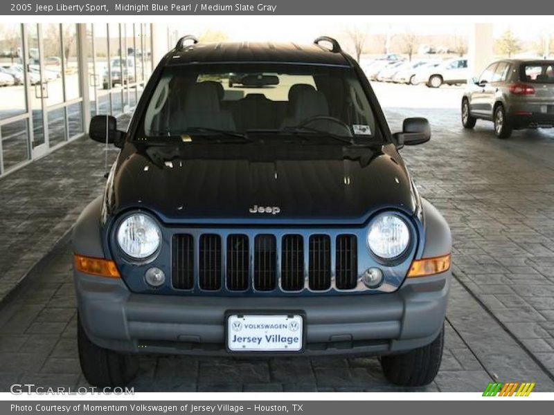 Midnight Blue Pearl / Medium Slate Gray 2005 Jeep Liberty Sport
