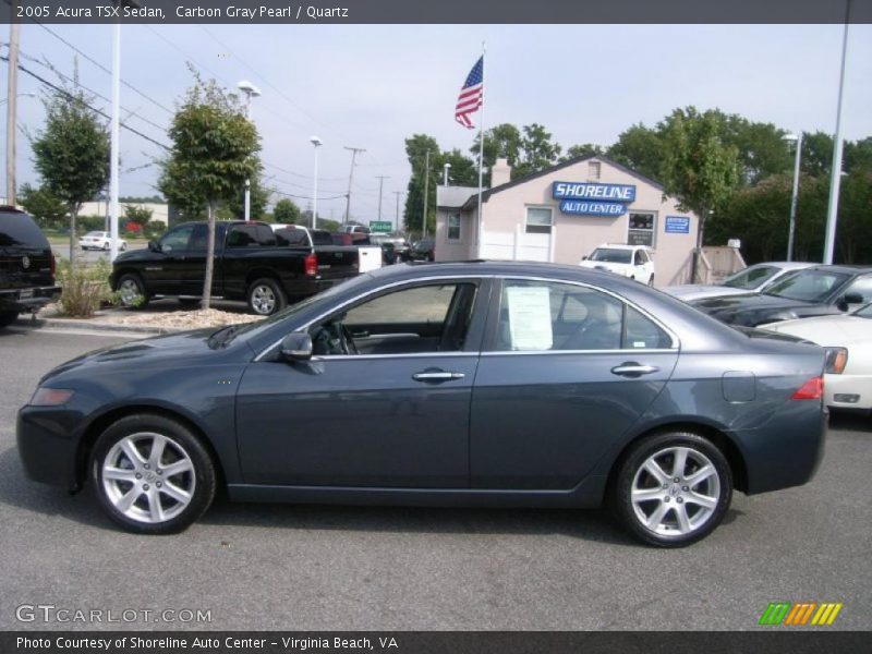 Carbon Gray Pearl / Quartz 2005 Acura TSX Sedan