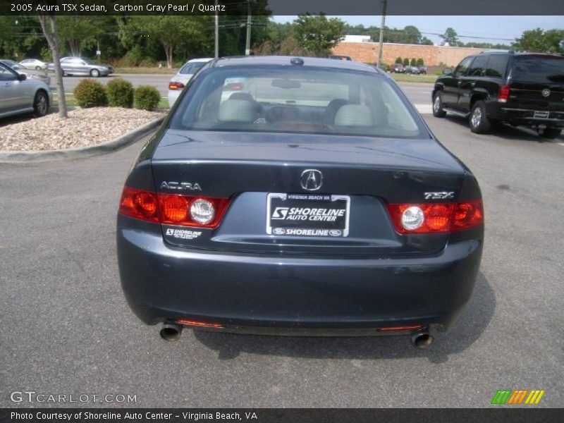 Carbon Gray Pearl / Quartz 2005 Acura TSX Sedan