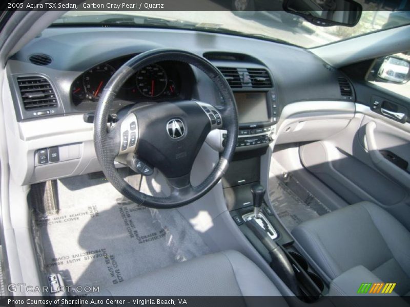 Carbon Gray Pearl / Quartz 2005 Acura TSX Sedan