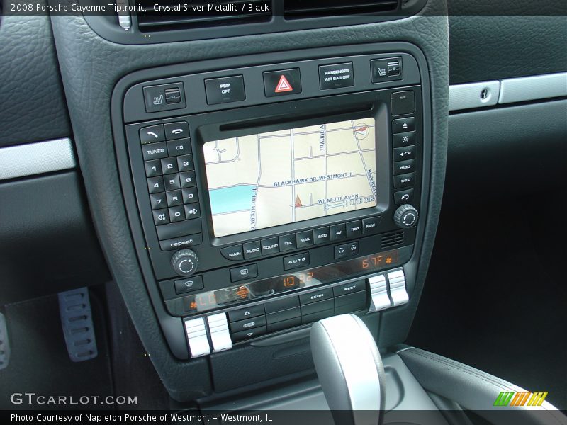 Crystal Silver Metallic / Black 2008 Porsche Cayenne Tiptronic