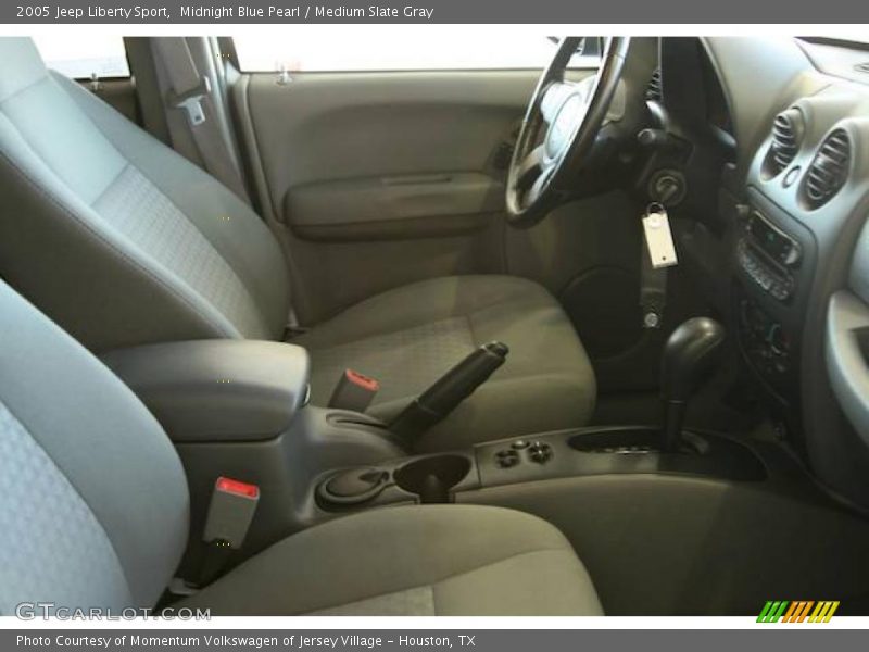 Midnight Blue Pearl / Medium Slate Gray 2005 Jeep Liberty Sport