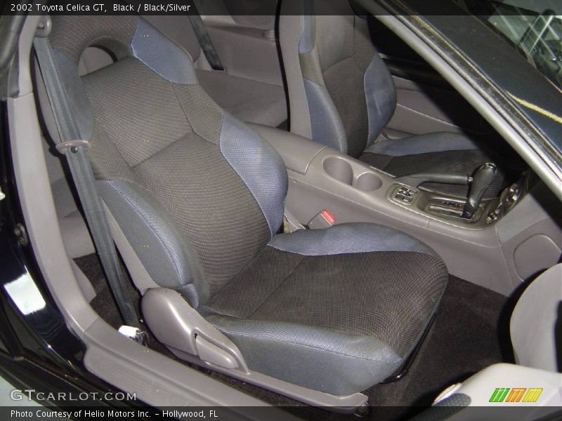 Black / Black/Silver 2002 Toyota Celica GT