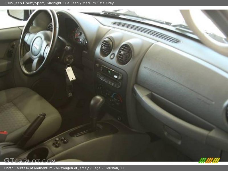 Midnight Blue Pearl / Medium Slate Gray 2005 Jeep Liberty Sport