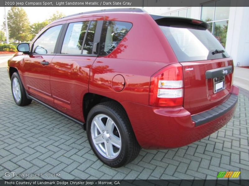 Light Sandstone Metallic / Dark Slate Gray 2010 Jeep Compass Sport