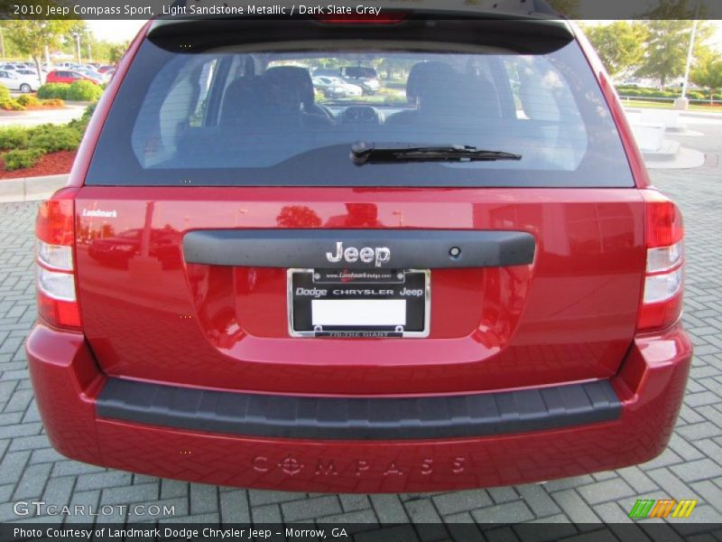 Light Sandstone Metallic / Dark Slate Gray 2010 Jeep Compass Sport