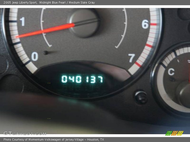 Midnight Blue Pearl / Medium Slate Gray 2005 Jeep Liberty Sport