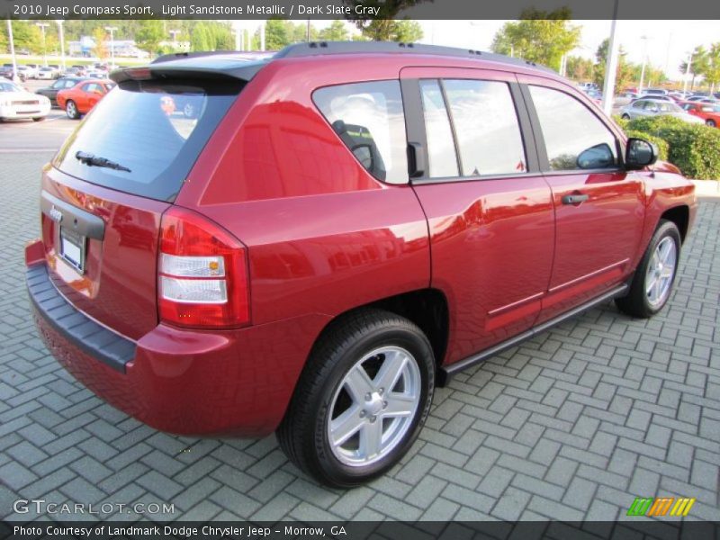 Light Sandstone Metallic / Dark Slate Gray 2010 Jeep Compass Sport