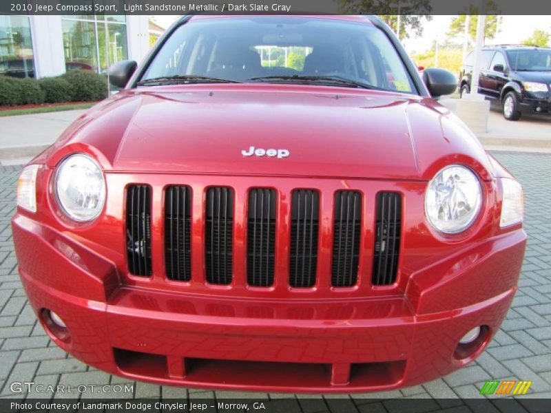 Light Sandstone Metallic / Dark Slate Gray 2010 Jeep Compass Sport