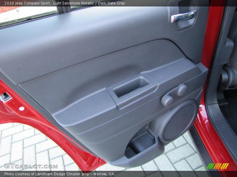 Light Sandstone Metallic / Dark Slate Gray 2010 Jeep Compass Sport