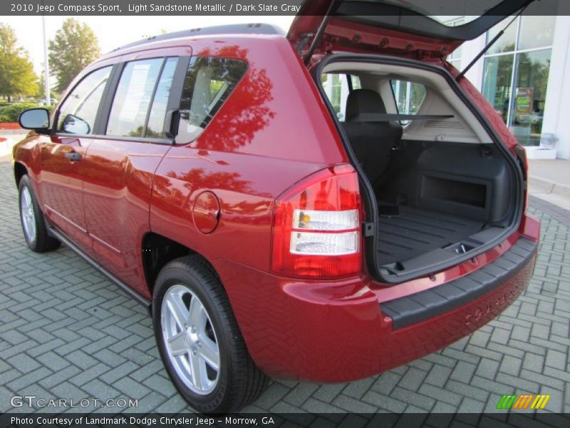 Light Sandstone Metallic / Dark Slate Gray 2010 Jeep Compass Sport