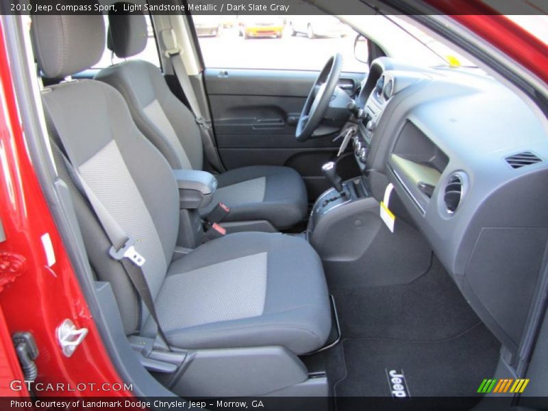 Light Sandstone Metallic / Dark Slate Gray 2010 Jeep Compass Sport