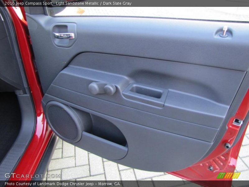 Light Sandstone Metallic / Dark Slate Gray 2010 Jeep Compass Sport