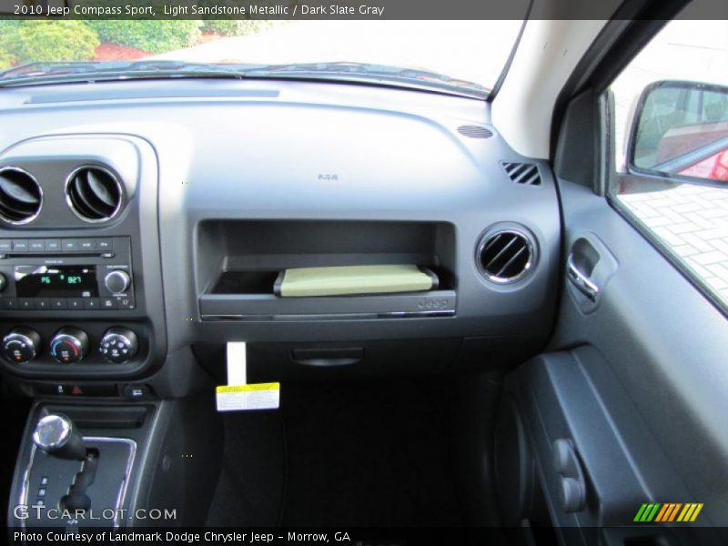 Light Sandstone Metallic / Dark Slate Gray 2010 Jeep Compass Sport