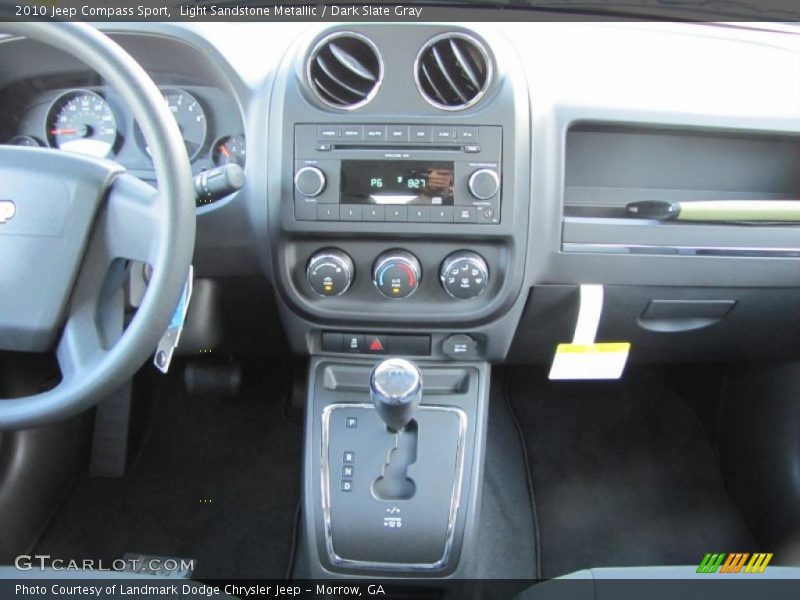 Light Sandstone Metallic / Dark Slate Gray 2010 Jeep Compass Sport