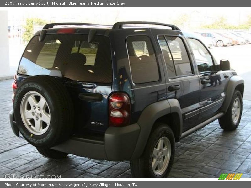 Midnight Blue Pearl / Medium Slate Gray 2005 Jeep Liberty Sport