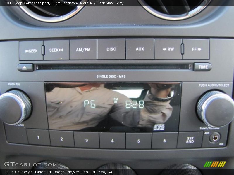 Light Sandstone Metallic / Dark Slate Gray 2010 Jeep Compass Sport