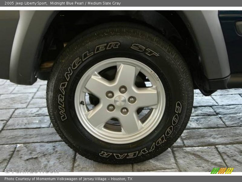 Midnight Blue Pearl / Medium Slate Gray 2005 Jeep Liberty Sport