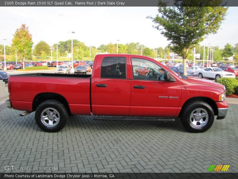 Flame Red / Dark Slate Gray 2005 Dodge Ram 1500 SLT Quad Cab