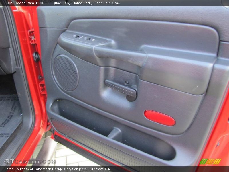 Flame Red / Dark Slate Gray 2005 Dodge Ram 1500 SLT Quad Cab