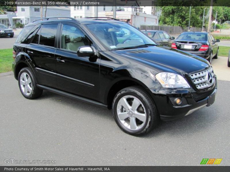 Black / Cashmere 2009 Mercedes-Benz ML 350 4Matic