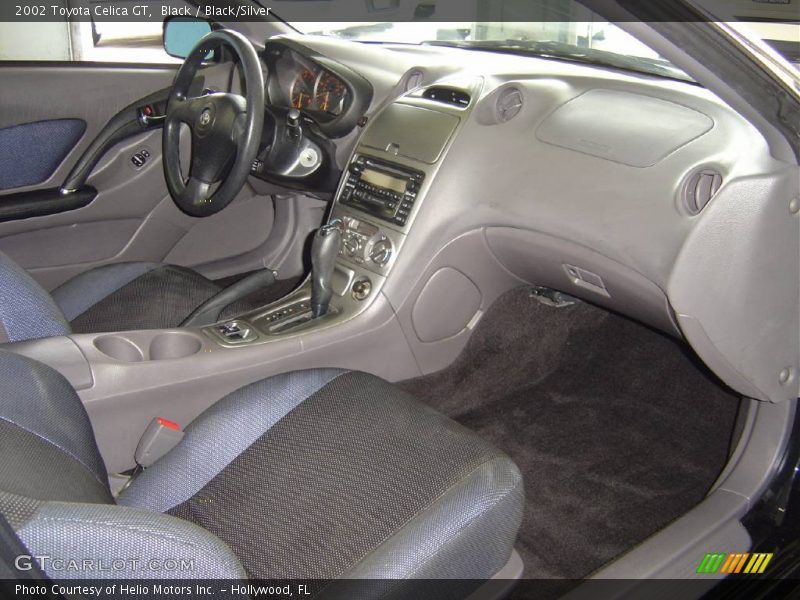 Black / Black/Silver 2002 Toyota Celica GT