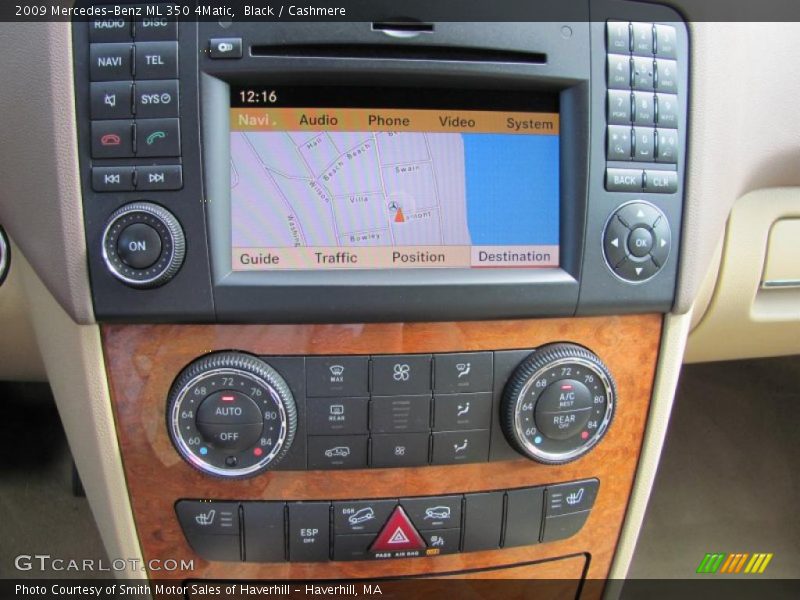 Black / Cashmere 2009 Mercedes-Benz ML 350 4Matic