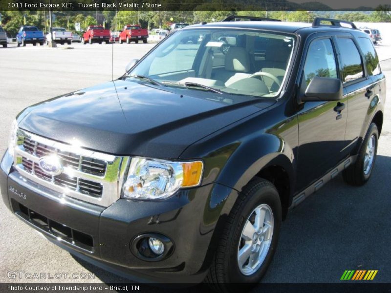 Tuxedo Black Metallic / Stone 2011 Ford Escape XLT