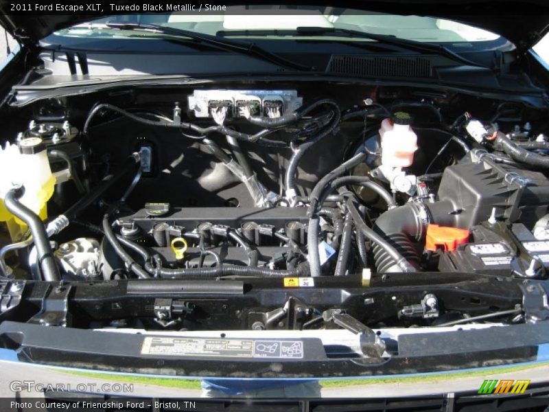 Tuxedo Black Metallic / Stone 2011 Ford Escape XLT