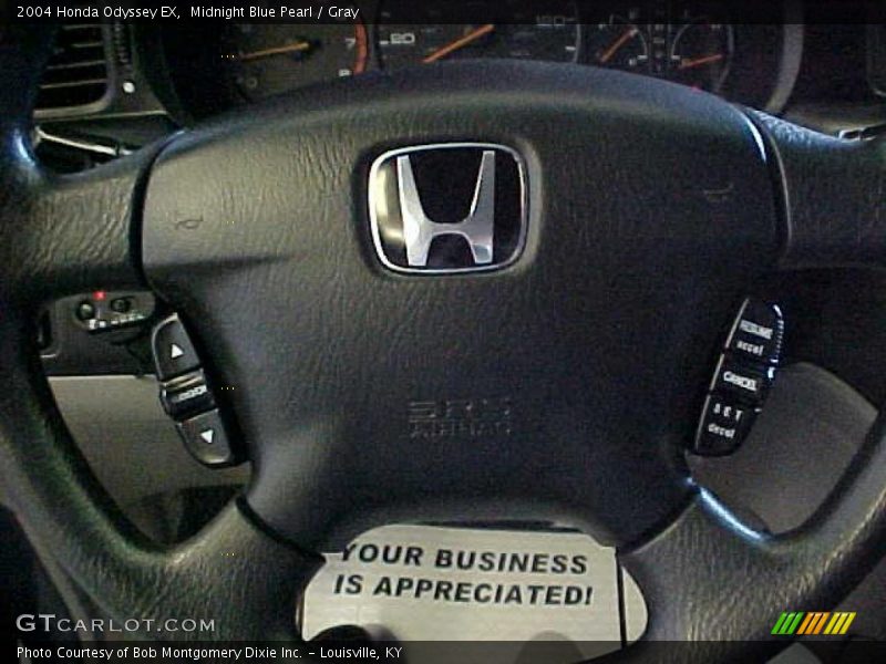 Midnight Blue Pearl / Gray 2004 Honda Odyssey EX