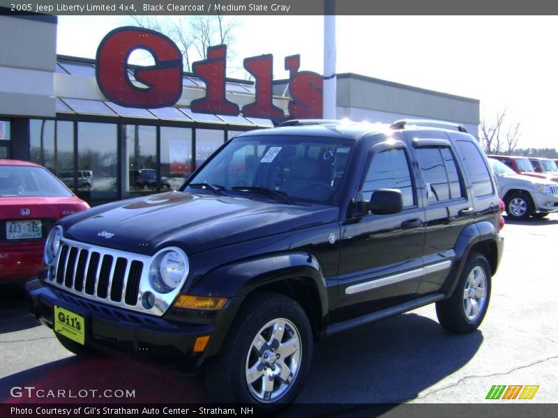 Black Clearcoat / Medium Slate Gray 2005 Jeep Liberty Limited 4x4